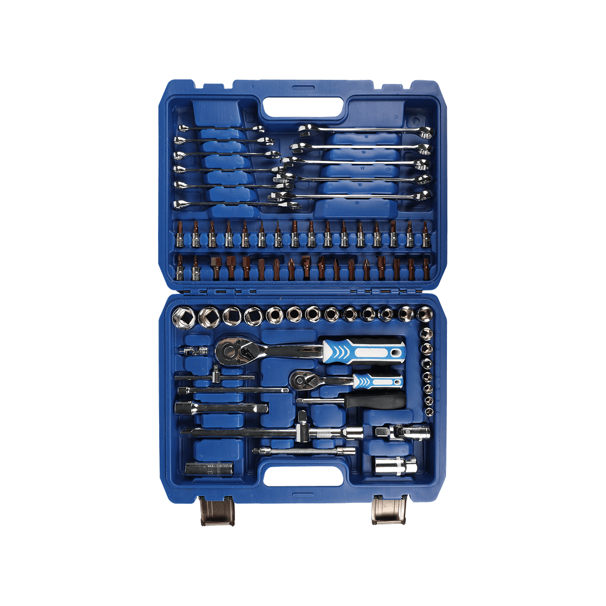 78 stücke 1/2'' & 1/4' & '3/8'' Stick Buchse Set Ratsche Griff Set Automotive Tool Kit Auto Reparatur Werkzeuge